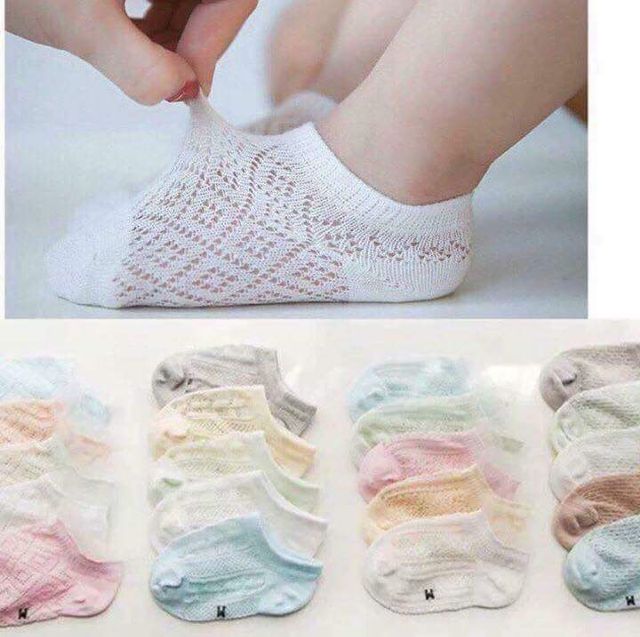 Set 5 đôi tất lưới cho bé
