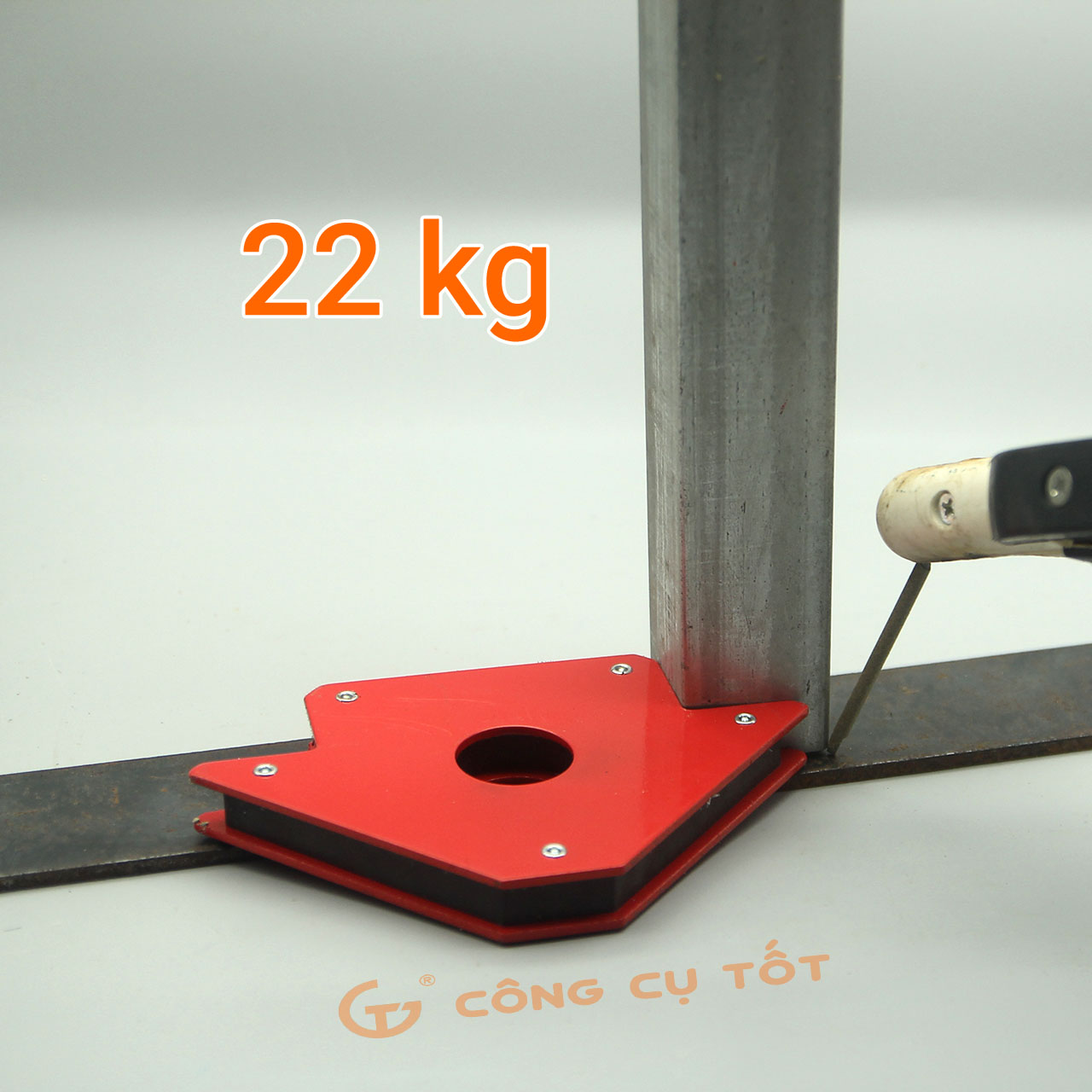 Ke góc nam châm 50LBS lực hút 22kg để giữ sắt khi hàn điện