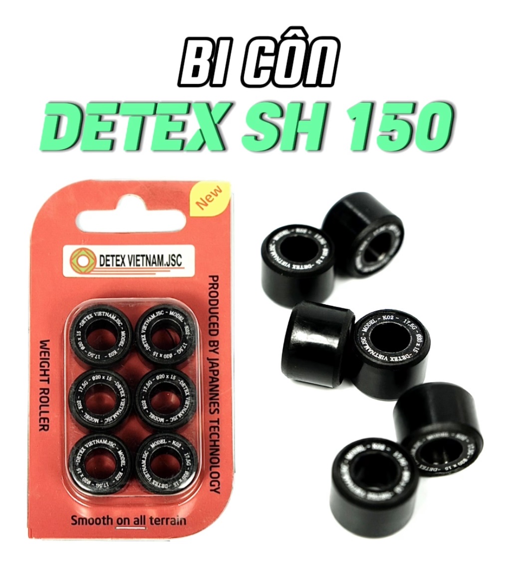 Bi côn/bi nồi xe máy Detex  SH 150 (đen)