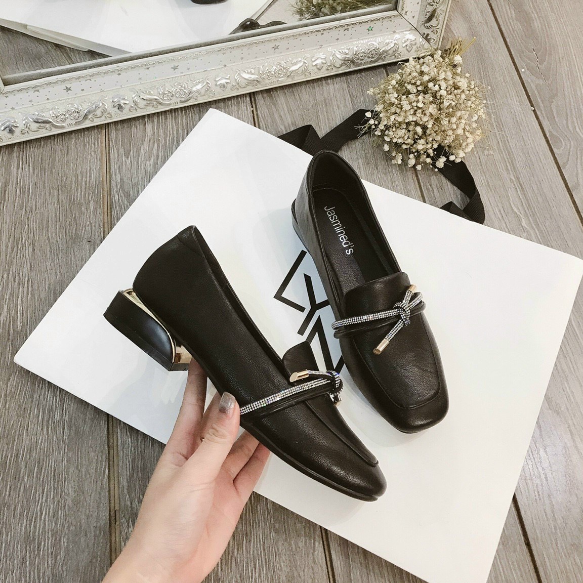 Giày nữ giày Moka Vintage mẫu mới