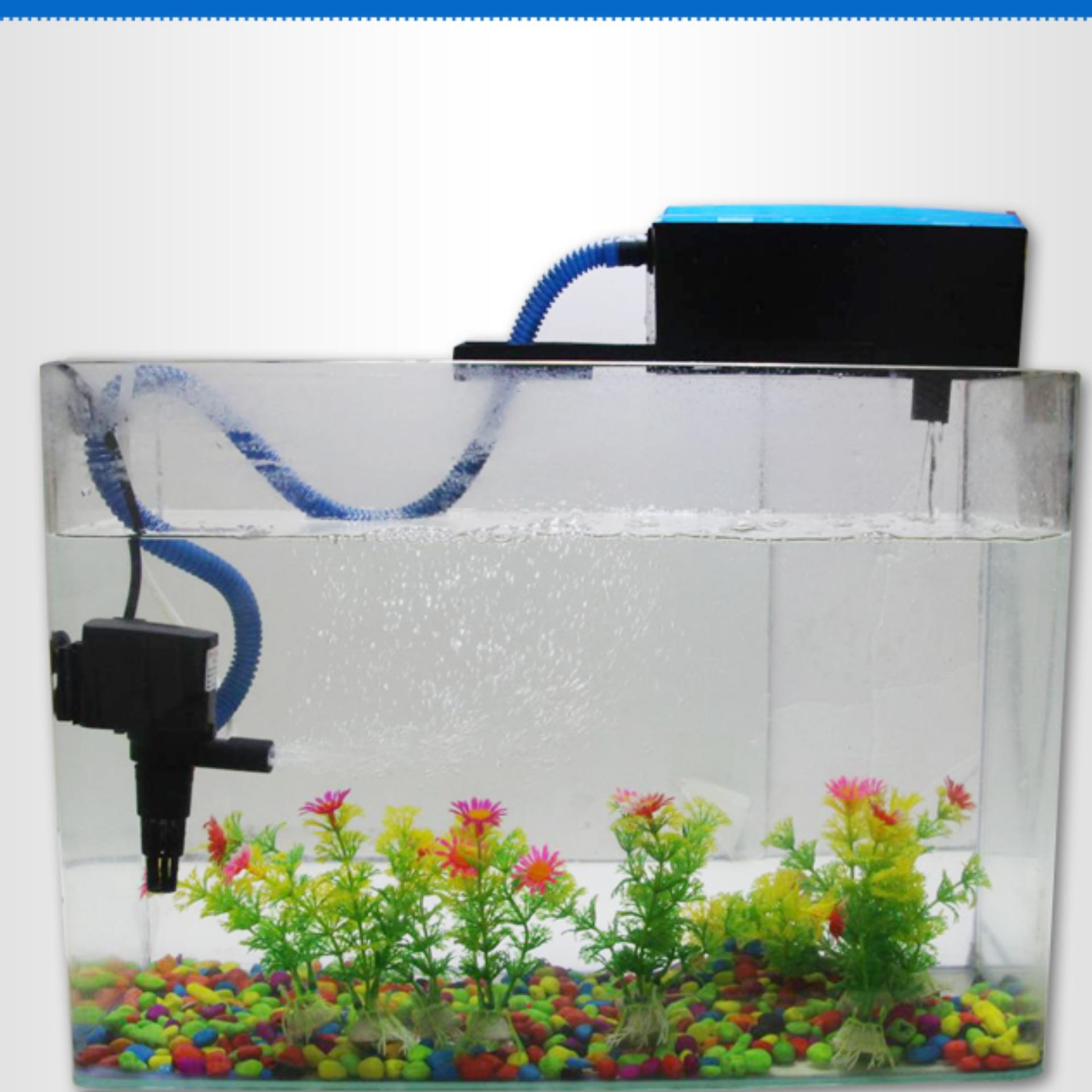 Aquarium water purifier, vacuum residue tank fish, lures fishing stool automatic, flow 2100l/hr, built-in water pump + recessed filter handy