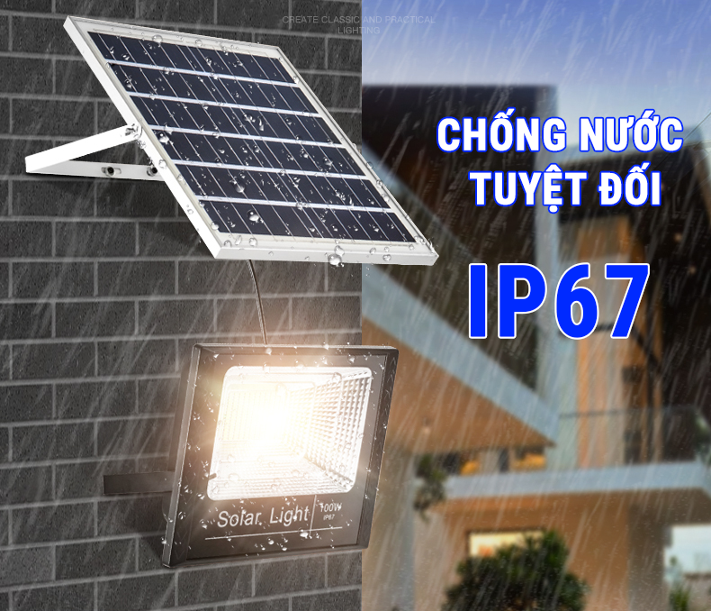 (Giá rẻ) Đèn led năng lượng mặt trời Solar Light 65W