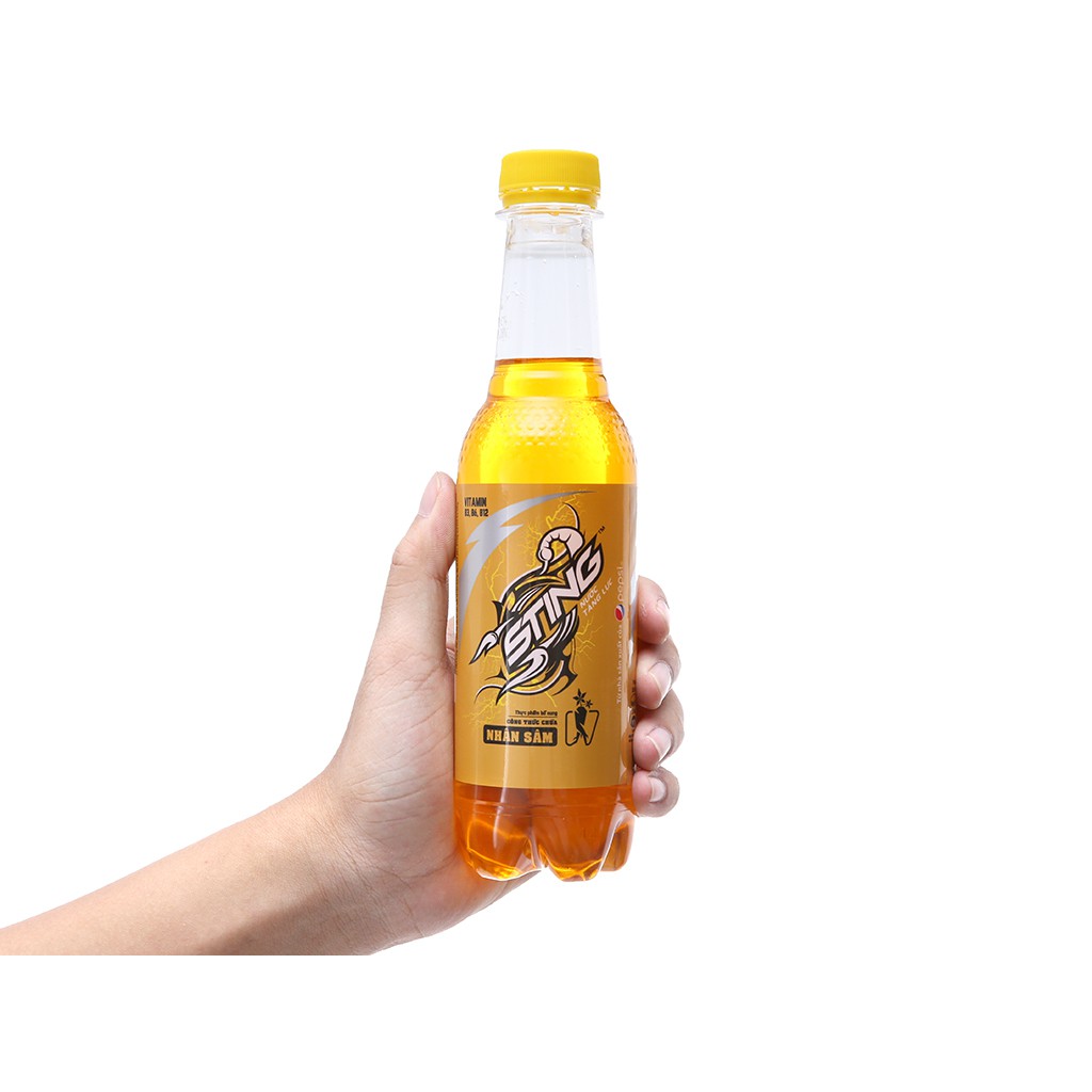 Lốc 6 Chai Nước Tăng Lực Sting Vàng 330ml