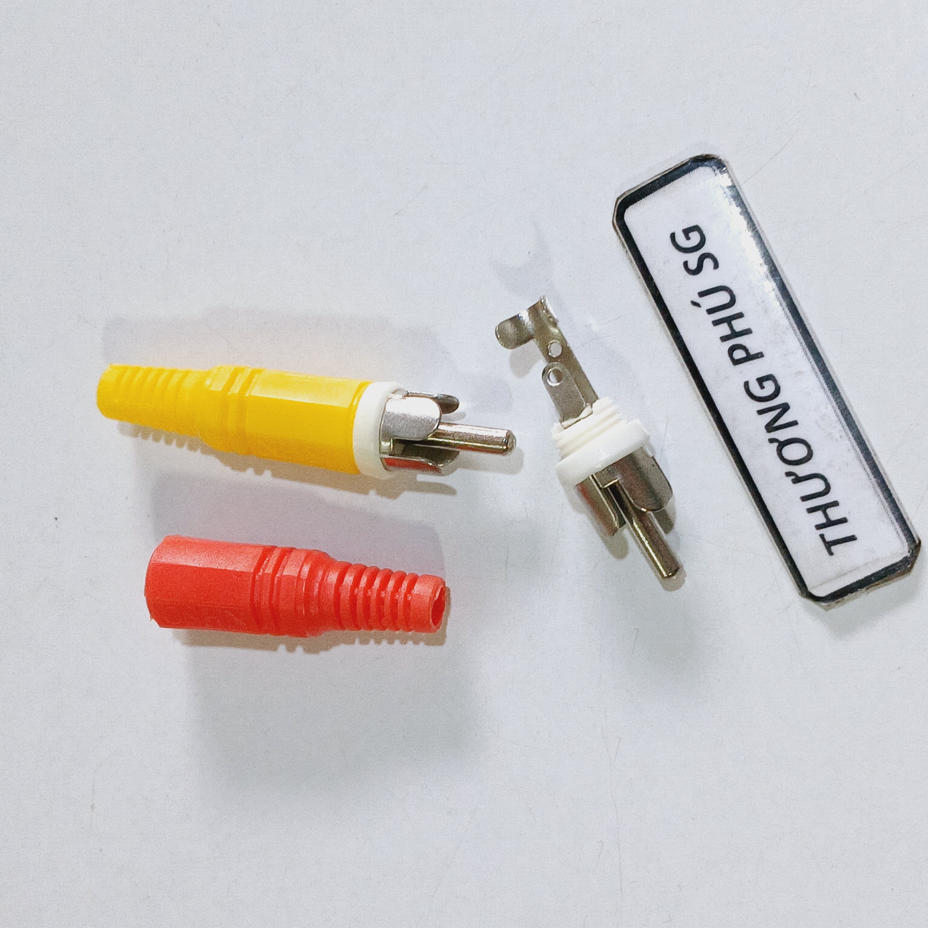 Đầu âm thanh AV / Chuẩn hàn dây AV  (1 Cặp 2 Cái)
