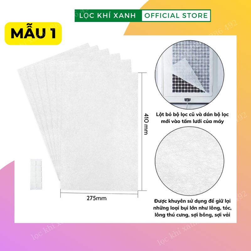 Màng lọc thô chắn bụi cho máy lọc không khí Sharp