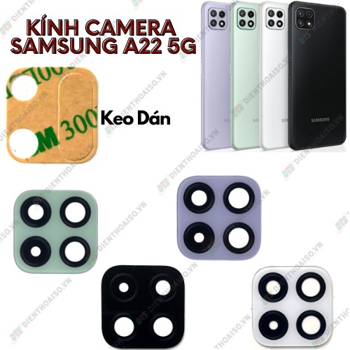 Glasses camera Samsung A22 5G enclosed glue stickers