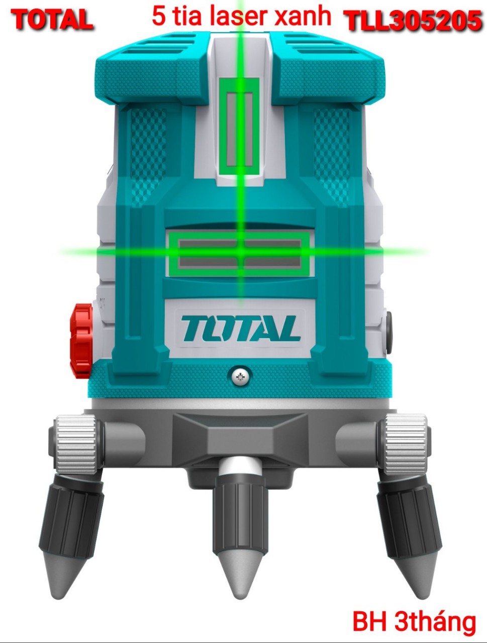 Máy đo mức cân bằng tia lade (tia xanh) total TLL305205