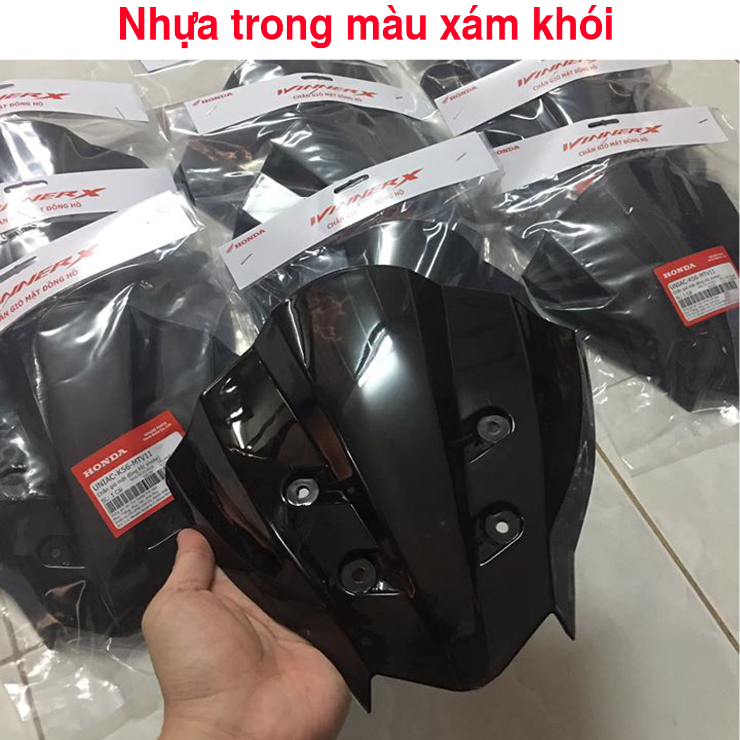 [ xả kho ] Mão chắn gió Winner X Kiểu Honda