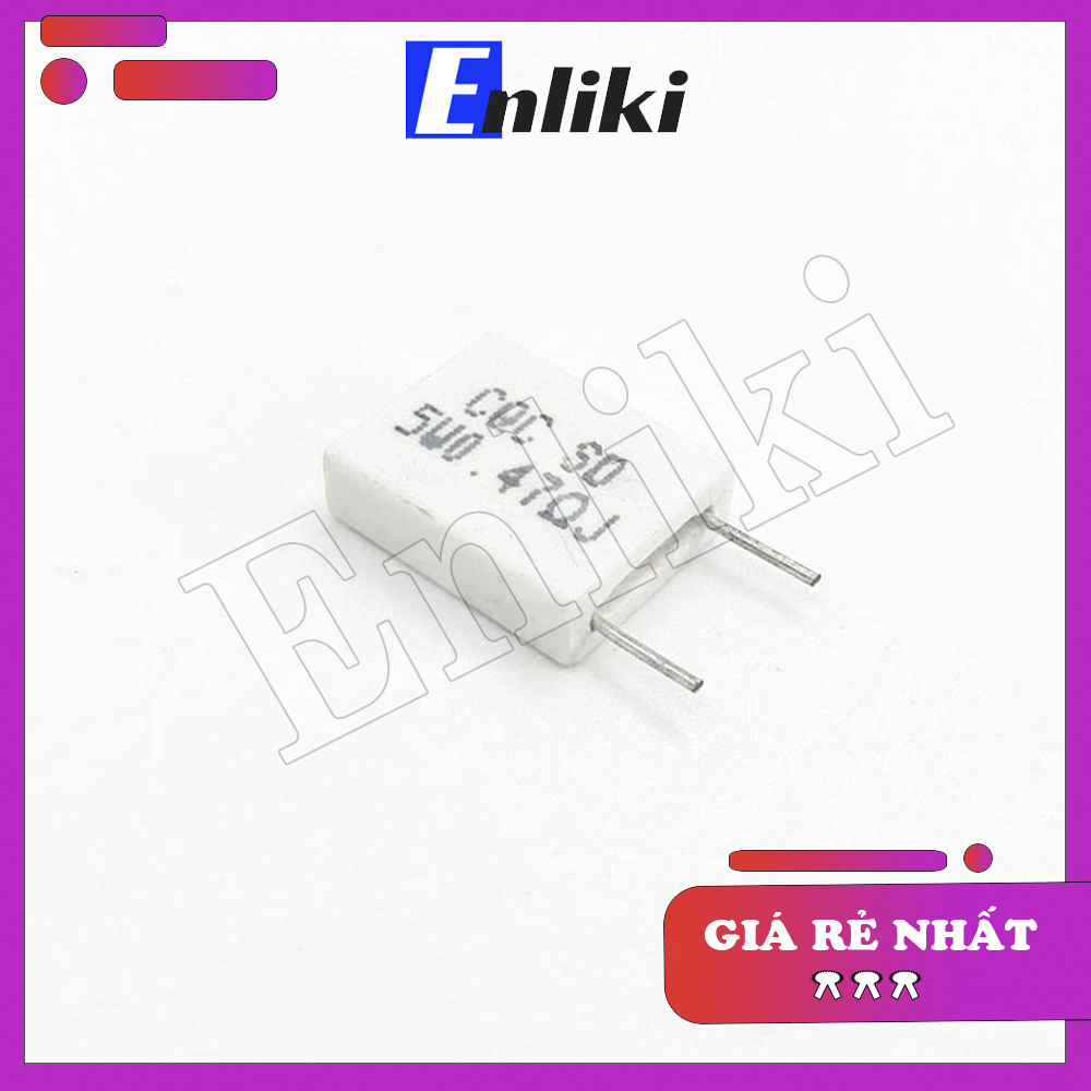 Điện Trở Sứ 5W 0.47R Loại Đứng