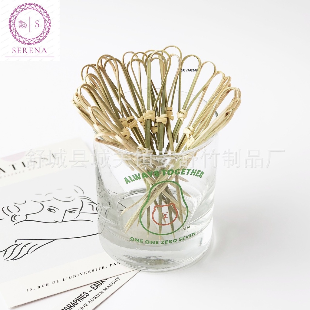 Tăm xiên tre trang trí cocktail, đồ uống