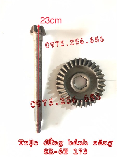 Trục đứng bánh răng 8r-6t 173 phụ tùng máy cày