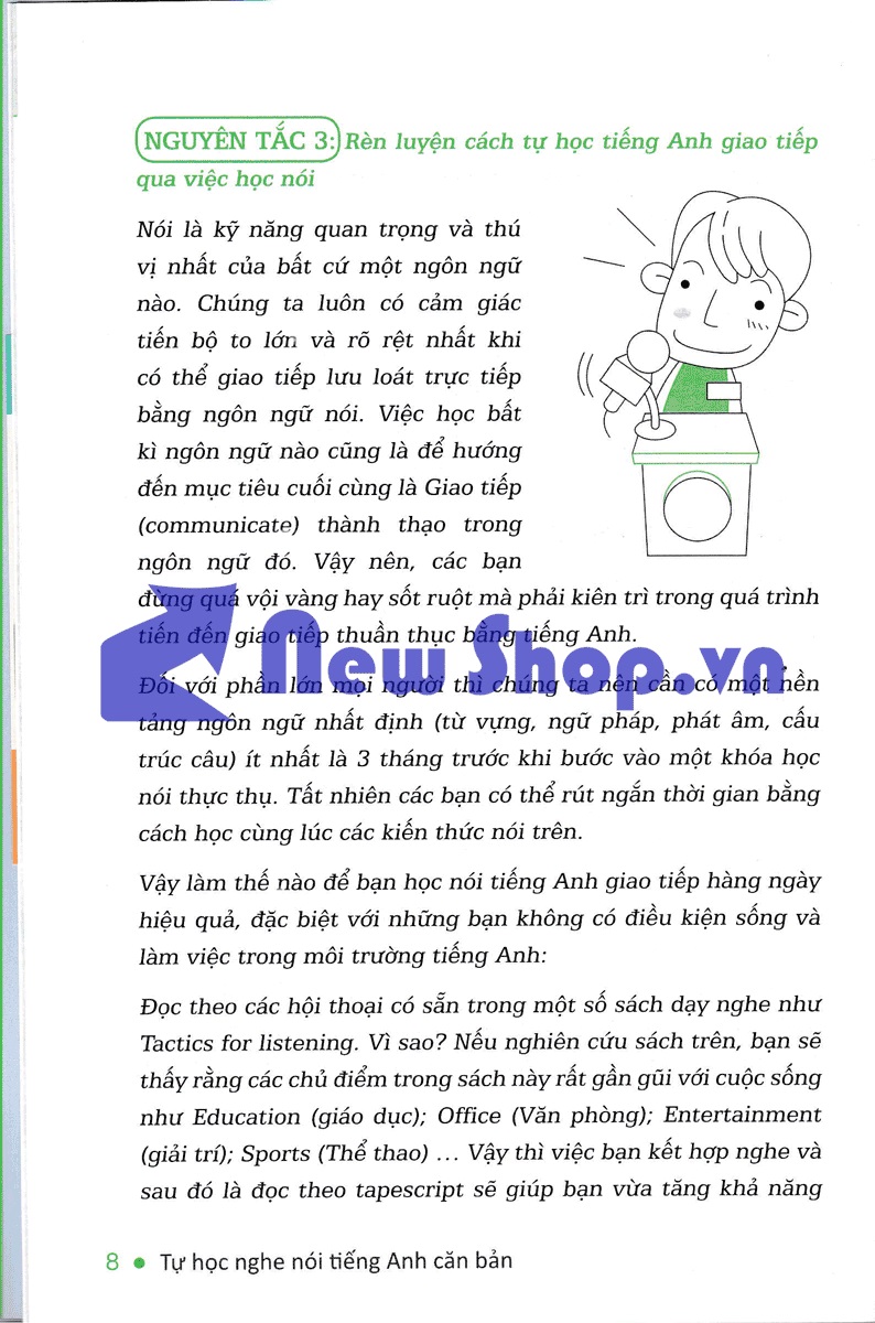 Sách - Tự Học Nghe Nói Tiếng Anh Căn Bản - MC