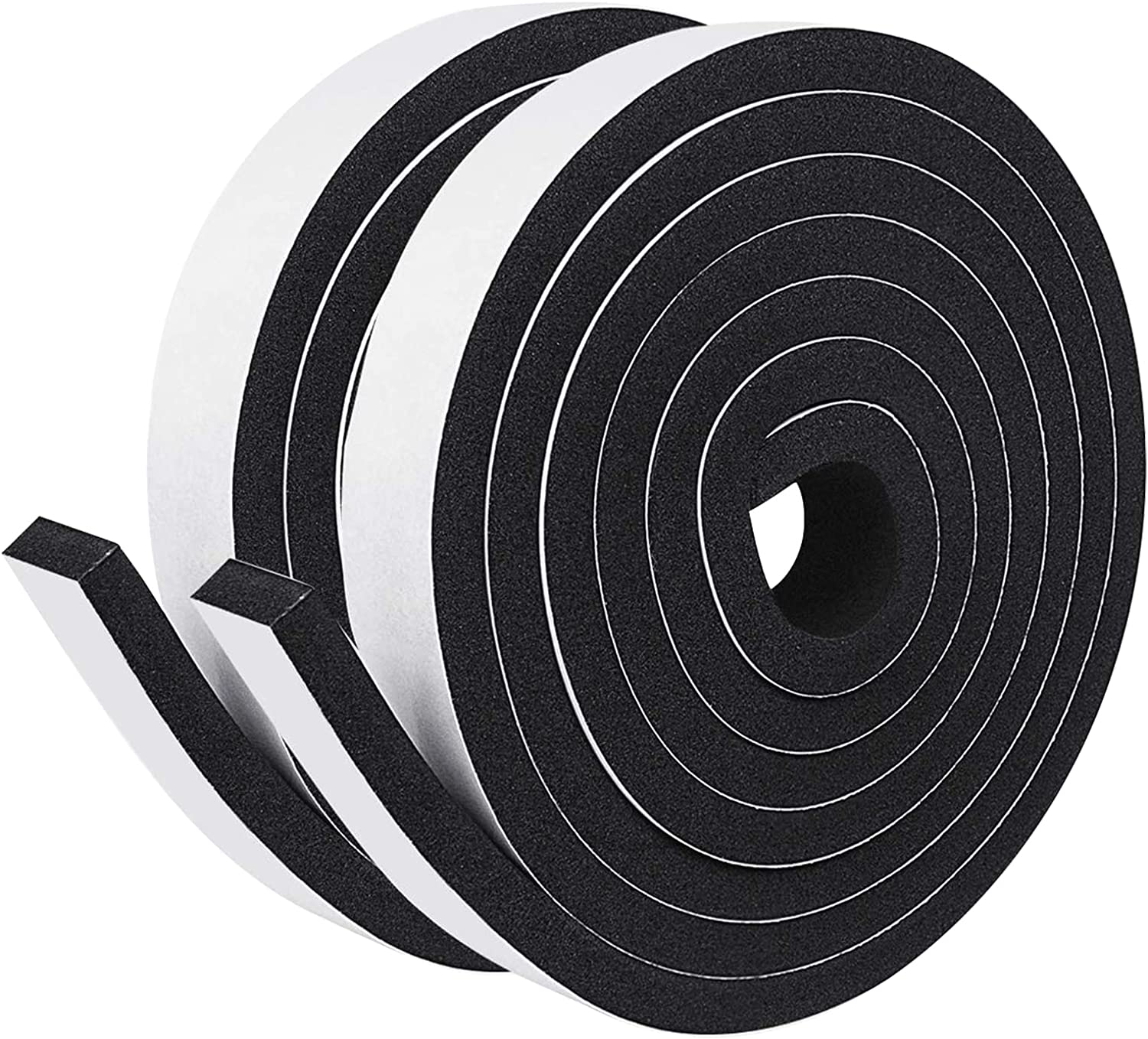 Cuộn ron gioăng mút xốp dán khe khung cửa cách âm giảm chấn chống bụi dài 2 mét