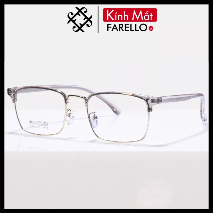 Gọng kính cận FARELLO chất liệu kim loại phụ kiện thời trang nam nữ 770