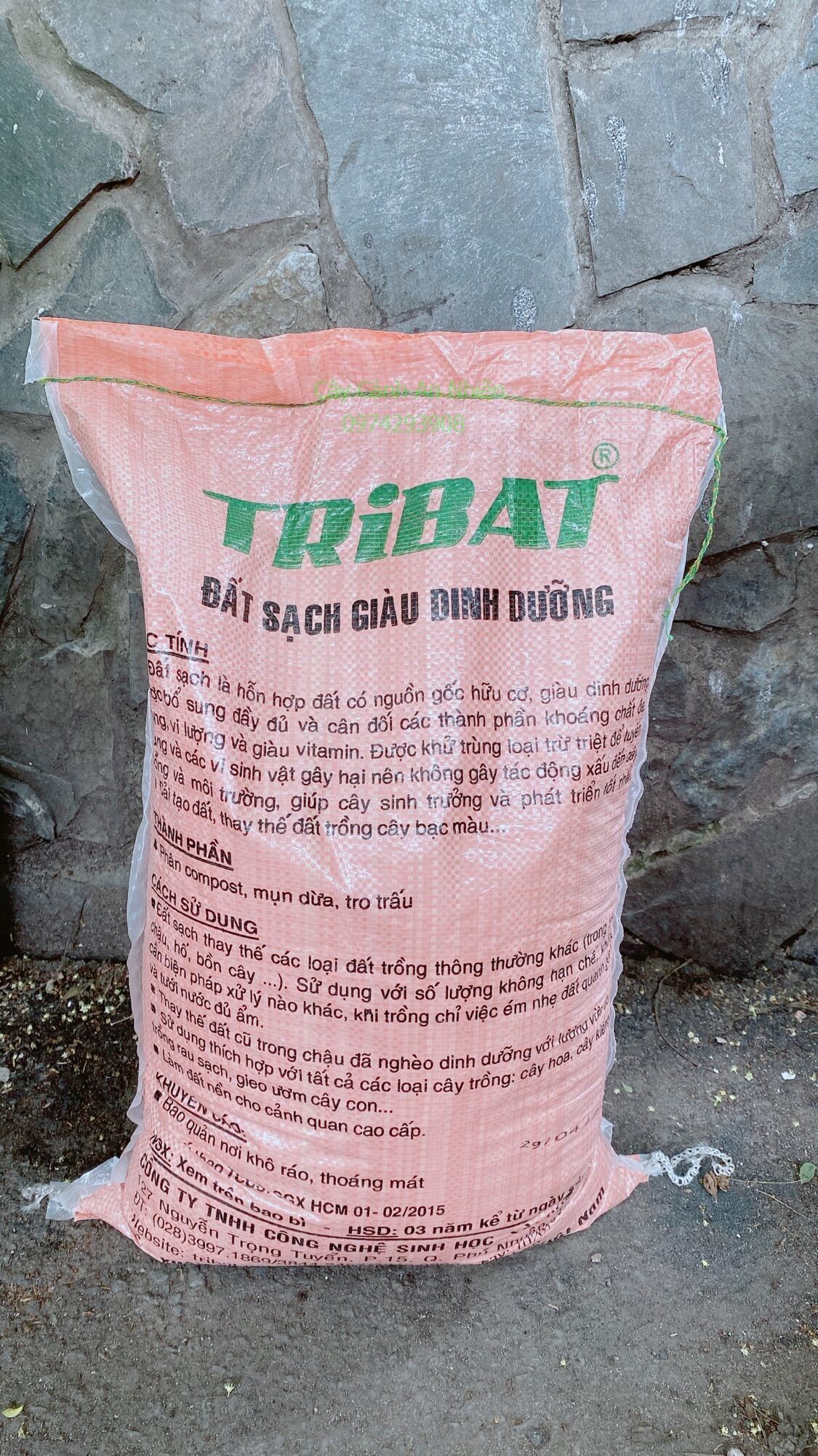 Đất TriBat Đất Sạch Giàu Chất Dinh Dưỡng (10kg)