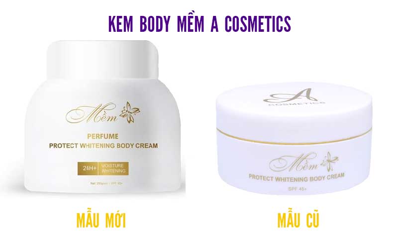 Kem body Mềm nước hoa – Mẫu mới 2020