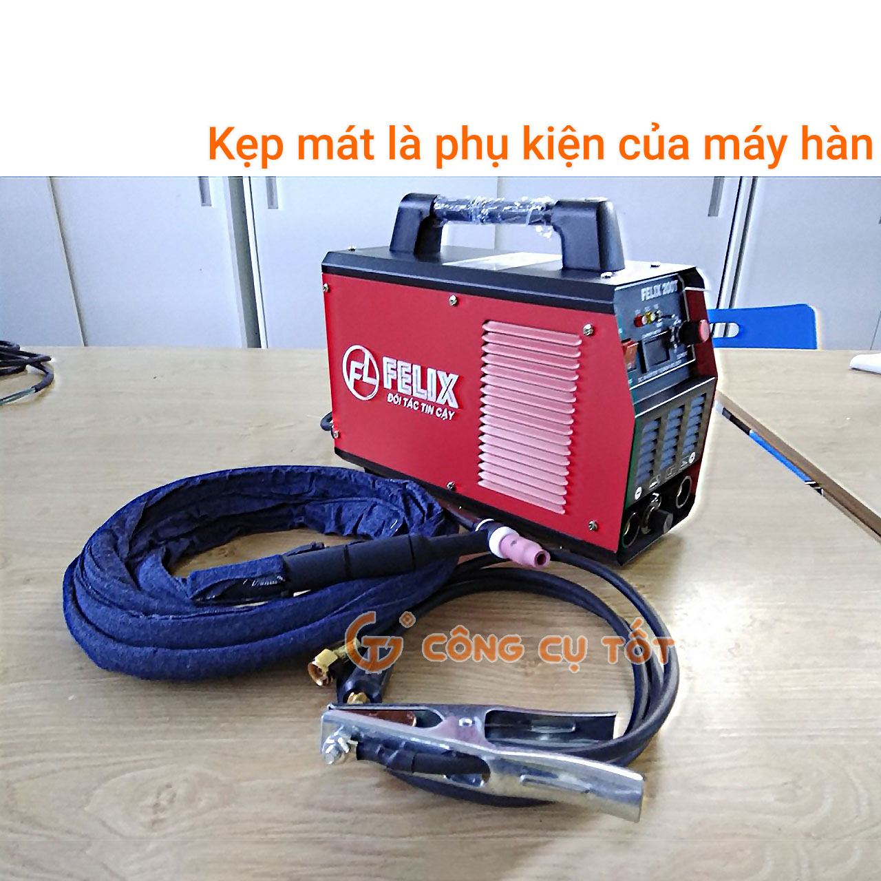 Kìm kẹp mát máy hàn cỡ lớn 300A, 500A