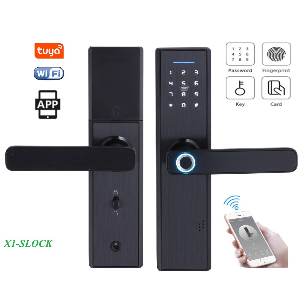 Khóa Cửa Vân Tay Thông Minh Tuya X1