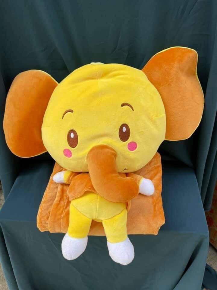 Bộ mền gối ôm voi con Nutren cho bé