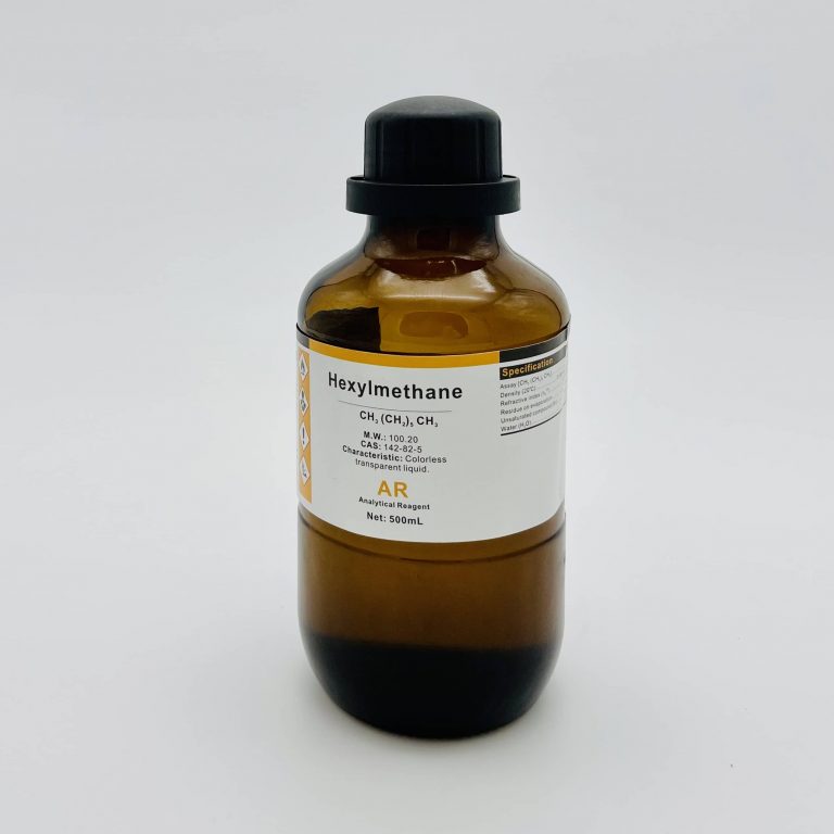 Hóa chất n-heptane (hexylmethane, ar, chai 500ml, xilong, cas 142-82-5)