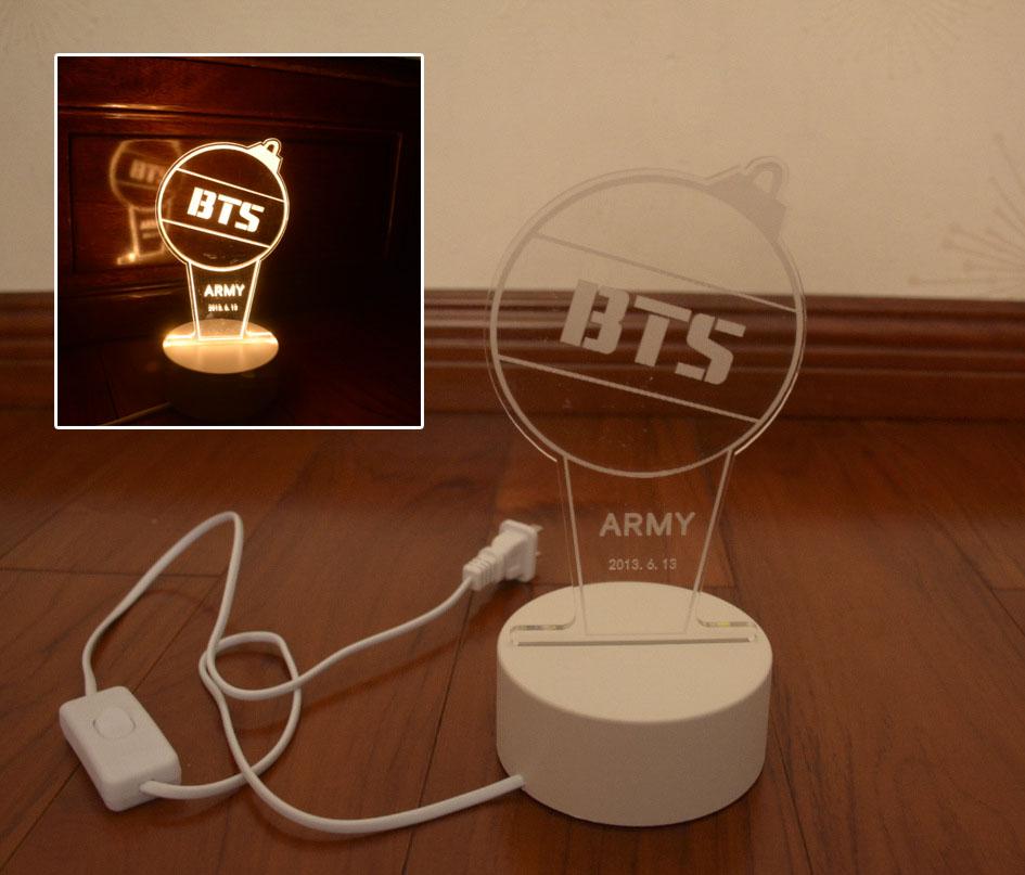 Đèn ngủ BTS đèn phát sáng BTS