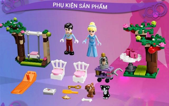 Bộ Lego Lâu Đài Công Chúa Lọ Lem (689 PCS)