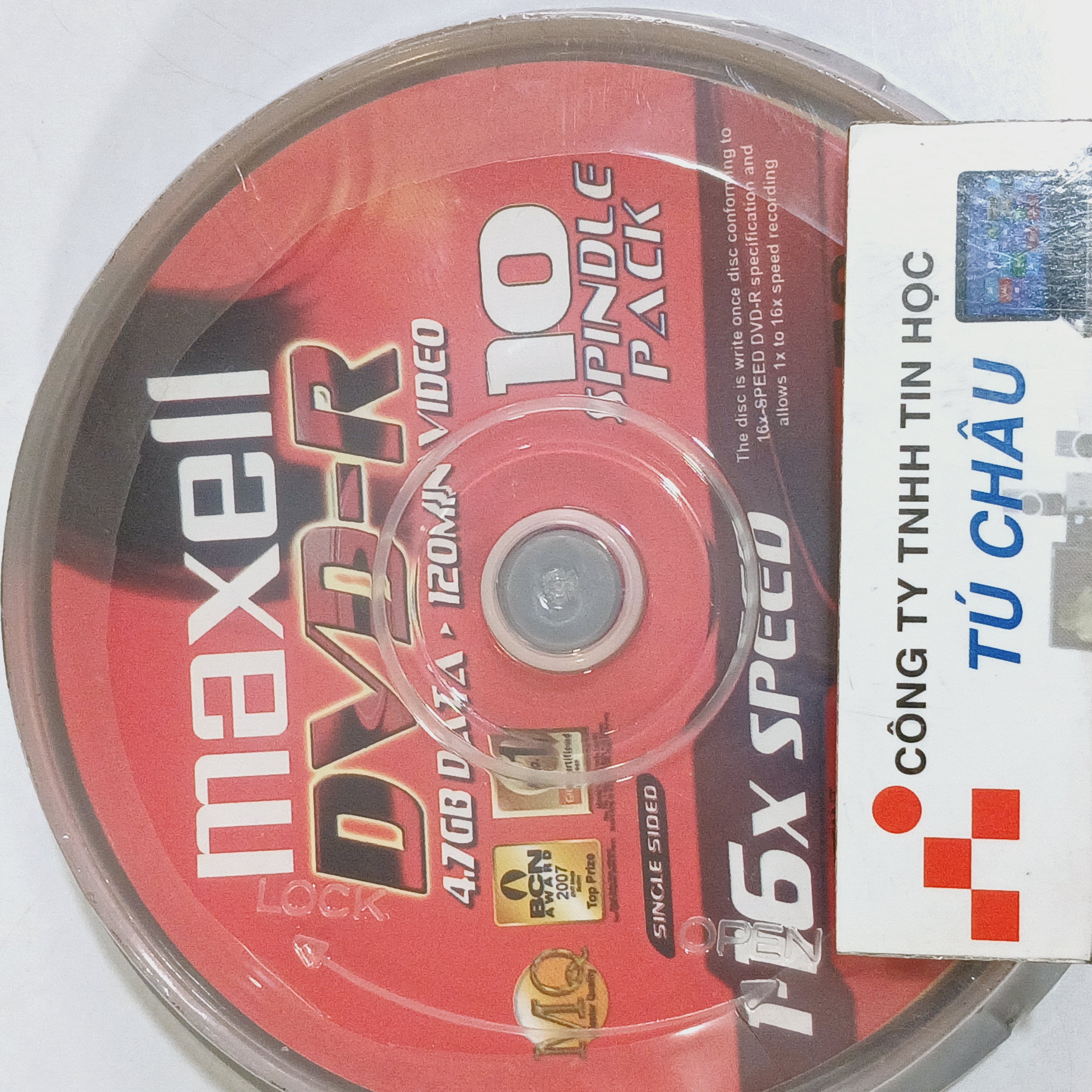 Đĩa DVD MAXELL 4.7GB DATA (1-16X Speed / 4.7GB DATA / 120MIN VIDEO) / Lốc 50 Đĩa