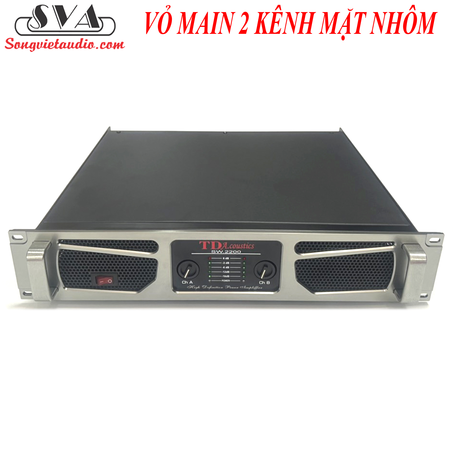 Vỏ main 2 kênh mặt nhôm - sw2200