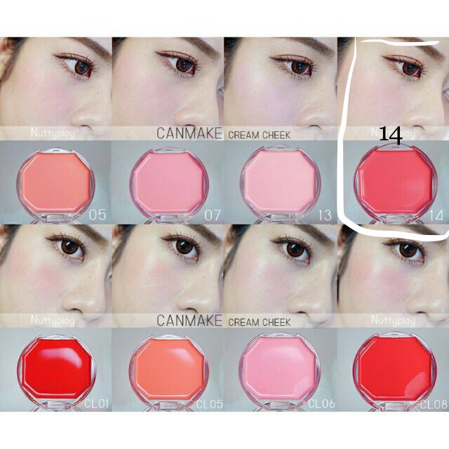 Phấn má dạng kem Canmake Cream Cheek - Nhật Bản