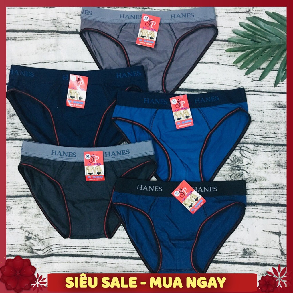 Khuyến Mãi[HOT]Quần lót nam, quần sịp nam cotton - 1 loại lưng H.A.N.E.S (Ảnh ) Đủ size từ 35kg đến 90kg-Còn Hàng