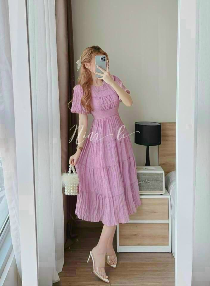 Đầm Maxi Tầng