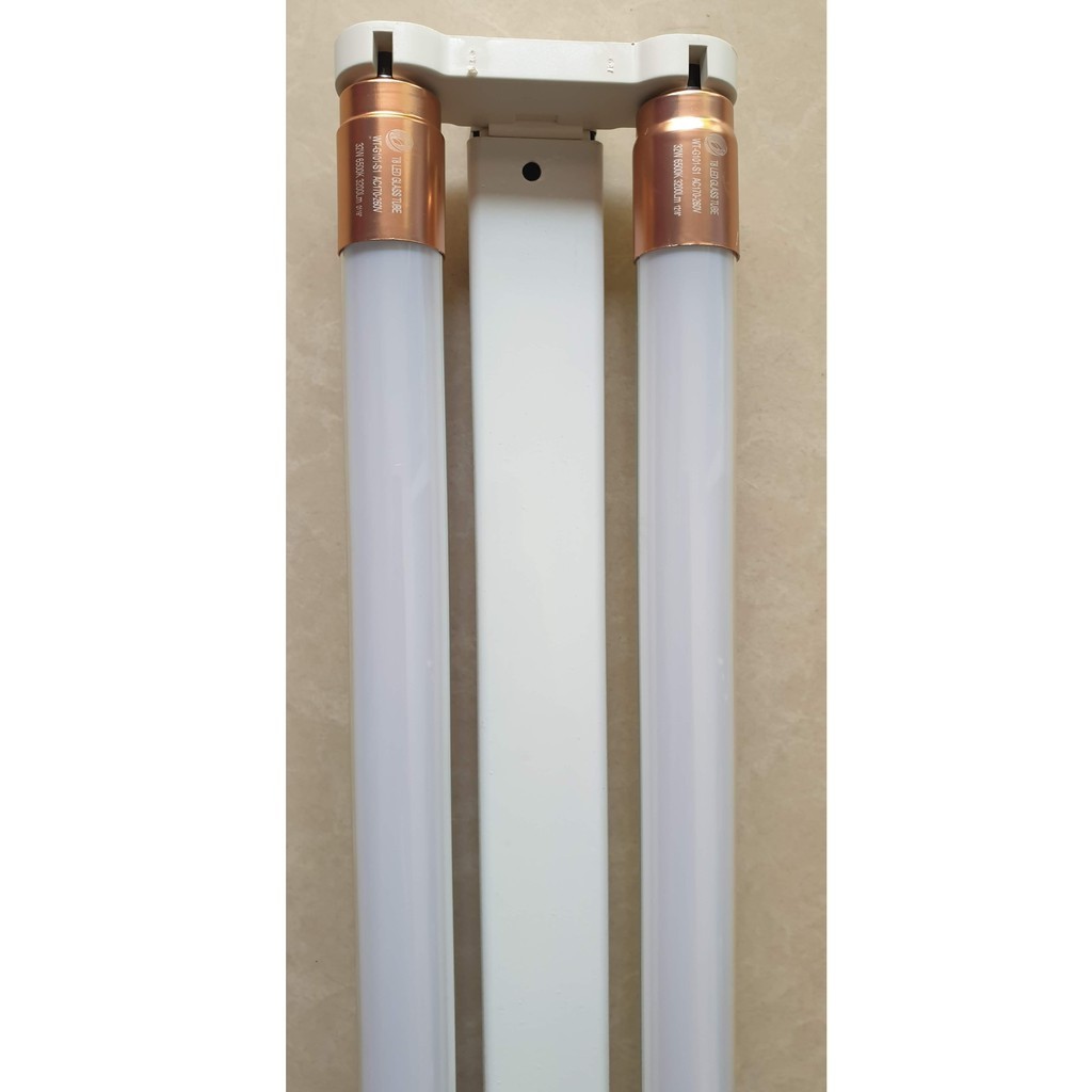 [COMBO 2] Bộ Led Đôi 1M2 64W Siêu Sáng (2 Máng & 4 Bóng) [Đủ Wat]