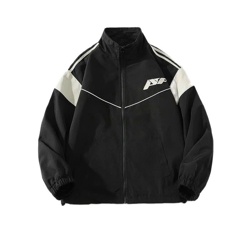 Áo khoác dù logo at phối 2 màu siêu trẻ trung, áo khoác dù unisex nam nữ bigsize ut33