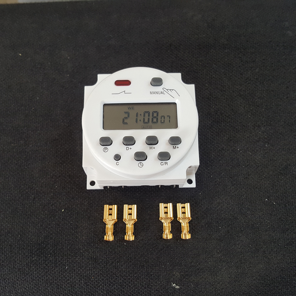 Công tắc hẹn giờ 12 volt màu trắng