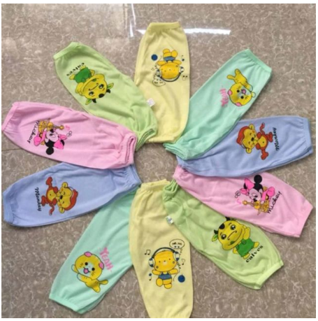 Quần chục dài cotton hình thú cho bé ( set 10 quần )