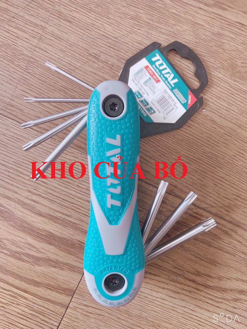 Bộ khóa lục giác bông dạng xếp total tht1061846