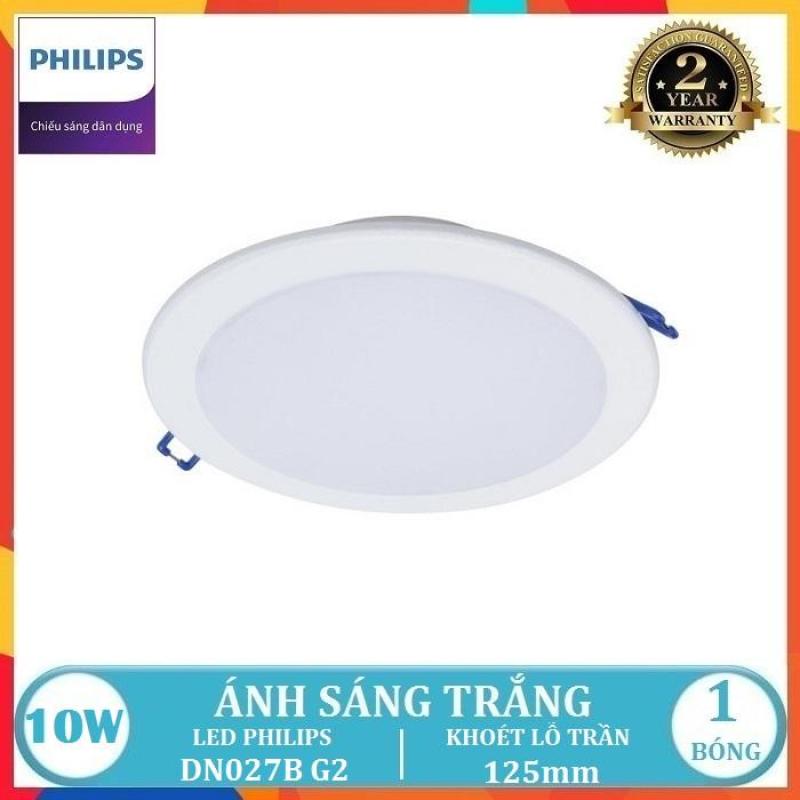 BỘ ĐÈN LED ÂM TRẦN PHILIPS DN027B G2 10W LED9 D125 DOWNLIGHT DẠNG TRÒN ( 3 MÀU LỰA CHỌN TRẮNG & TRUNG TÍNH & VÀNG - TIẾT KIỆM ĐIỆN NĂNG )