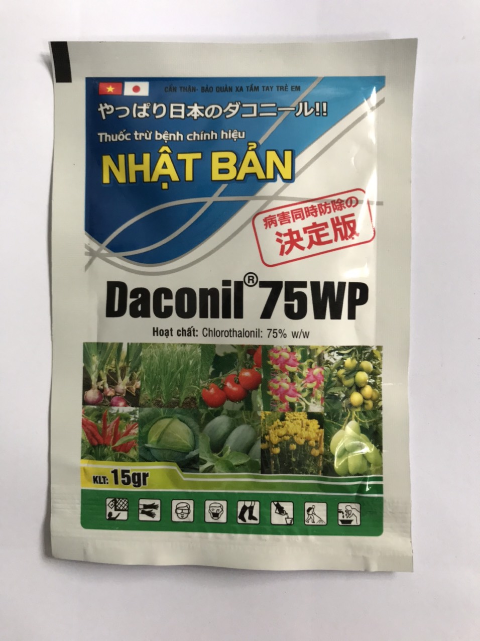 Trừ bệnh thán thư Daconil 75WP cho hoa lan