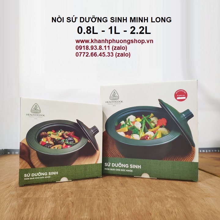 Nồi sứ minh long 2L - nồi sứ minh long