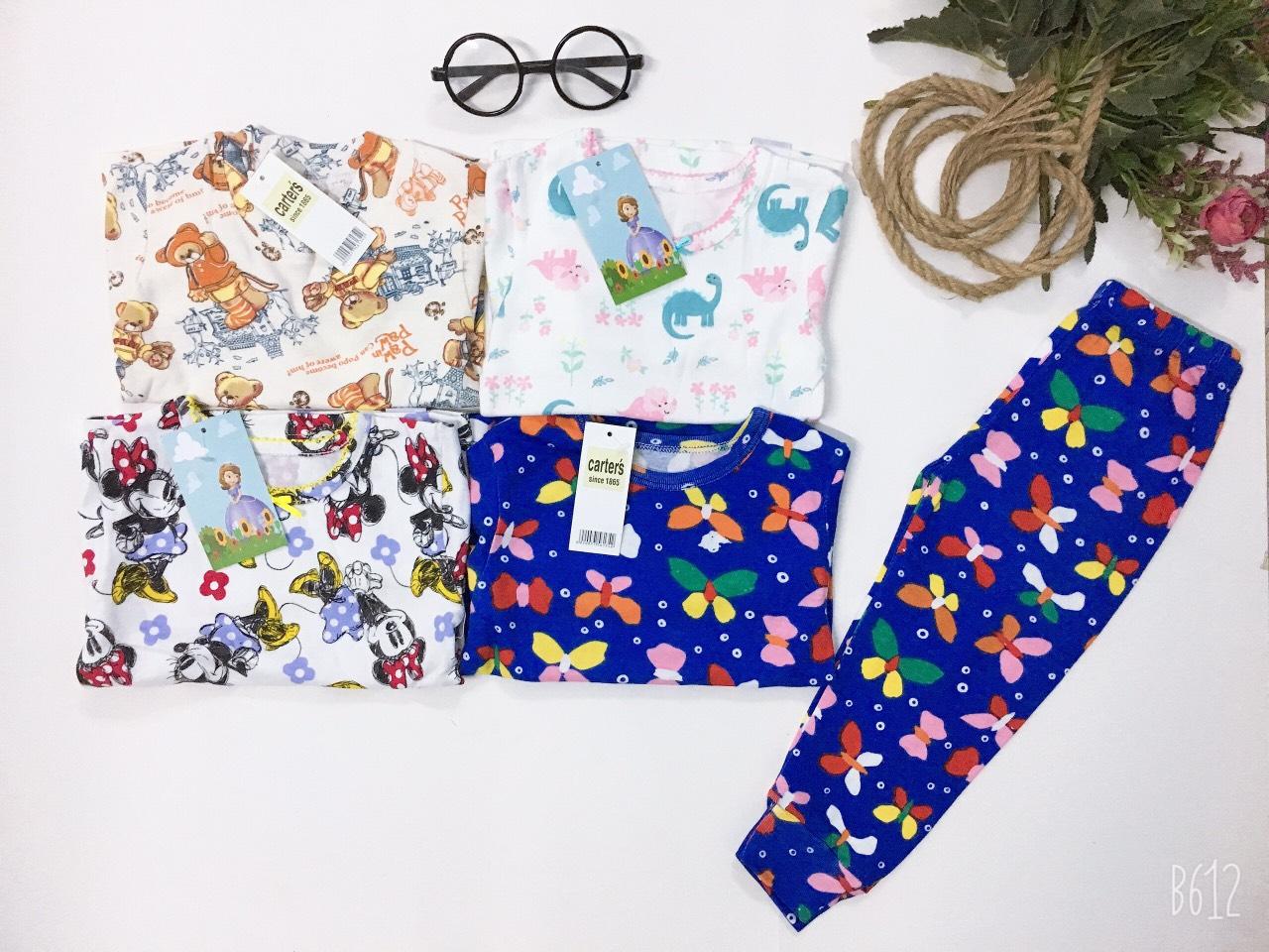[HCM]Đồ bộ dài tay thu đông bozip cho bé (kèm bảng size hình cuối)
