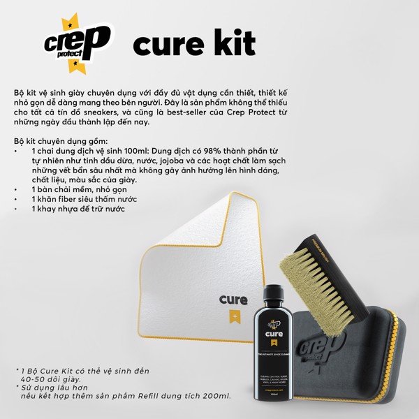 BỘ VỆ SINH GIÀY CREP PROTECT CURE ULTIMATE CLEANING KIT