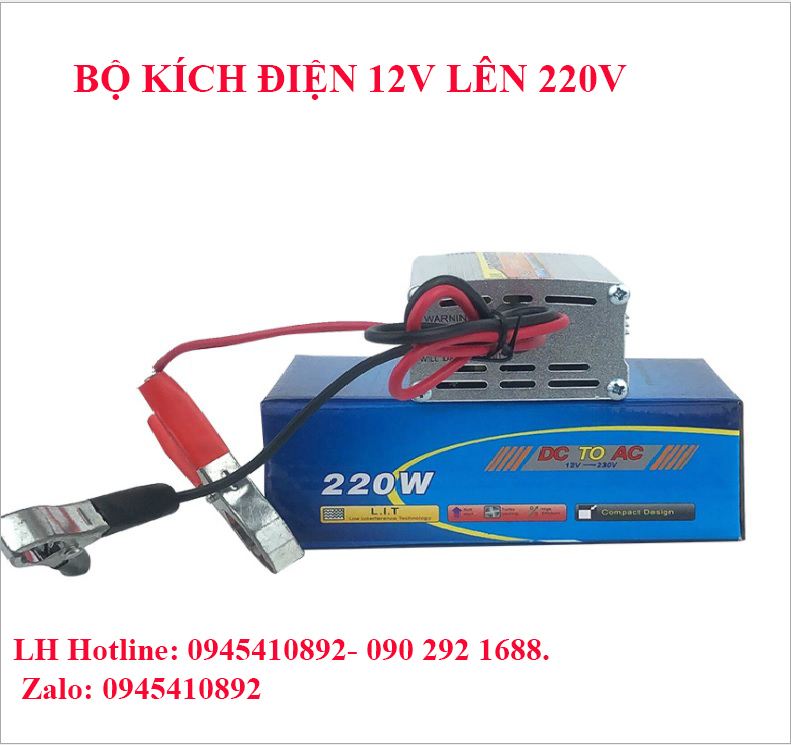 [Nhập RS0822 giảm 30k cho đơn 99k]Bộ kích đi ện 12v lên 220V 220W