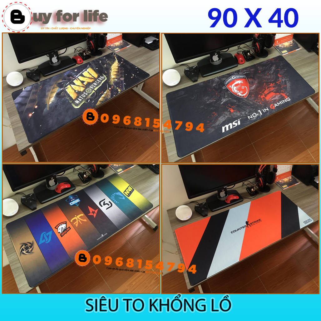 Lót Chuột Cỡ Lớn ( 90x40 ) - PAD Chuột BIGSIZE