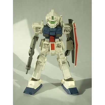 Mô hình giấy DIY SD Gundam RGM-79C GM Type C