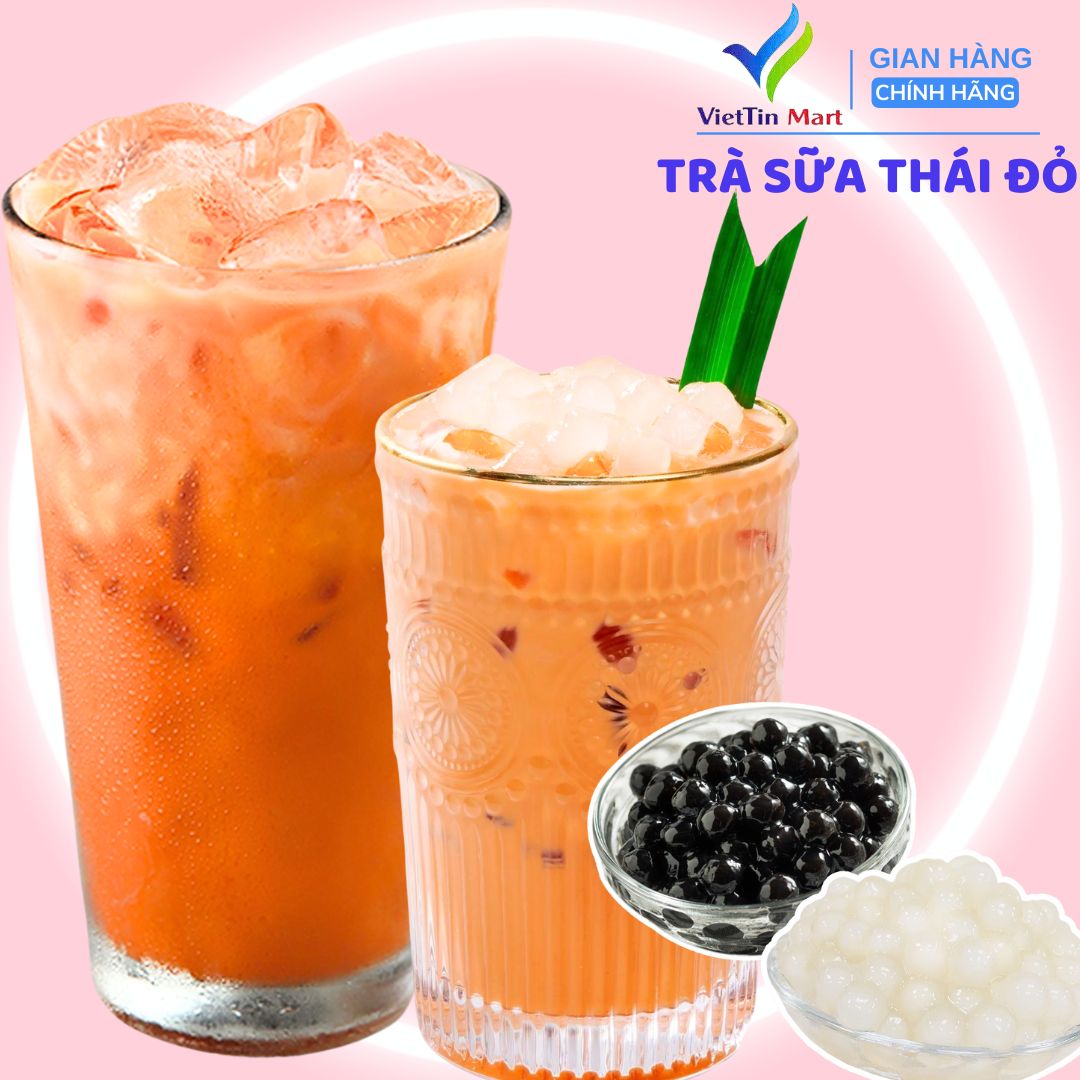 Set Nấu Trà Sữa Thái Đỏ 500g