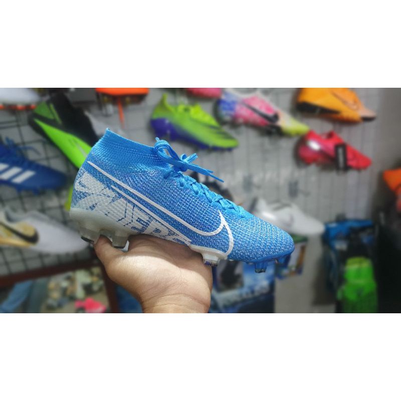 [HCM]Giày Bóng Đá Superfly 7 Fg Màu Xanh Đế Titan