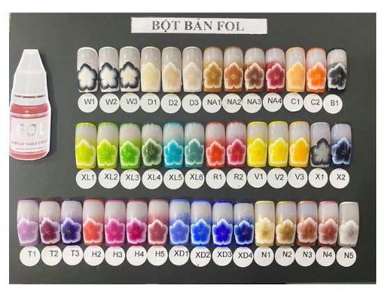 Bột Vẽ Bảng Fol 42 Màu