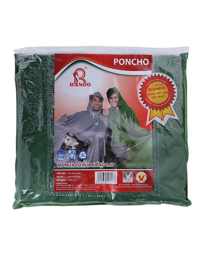 Áo Mưa Rando Cổ Rùa Kiếng 0.17