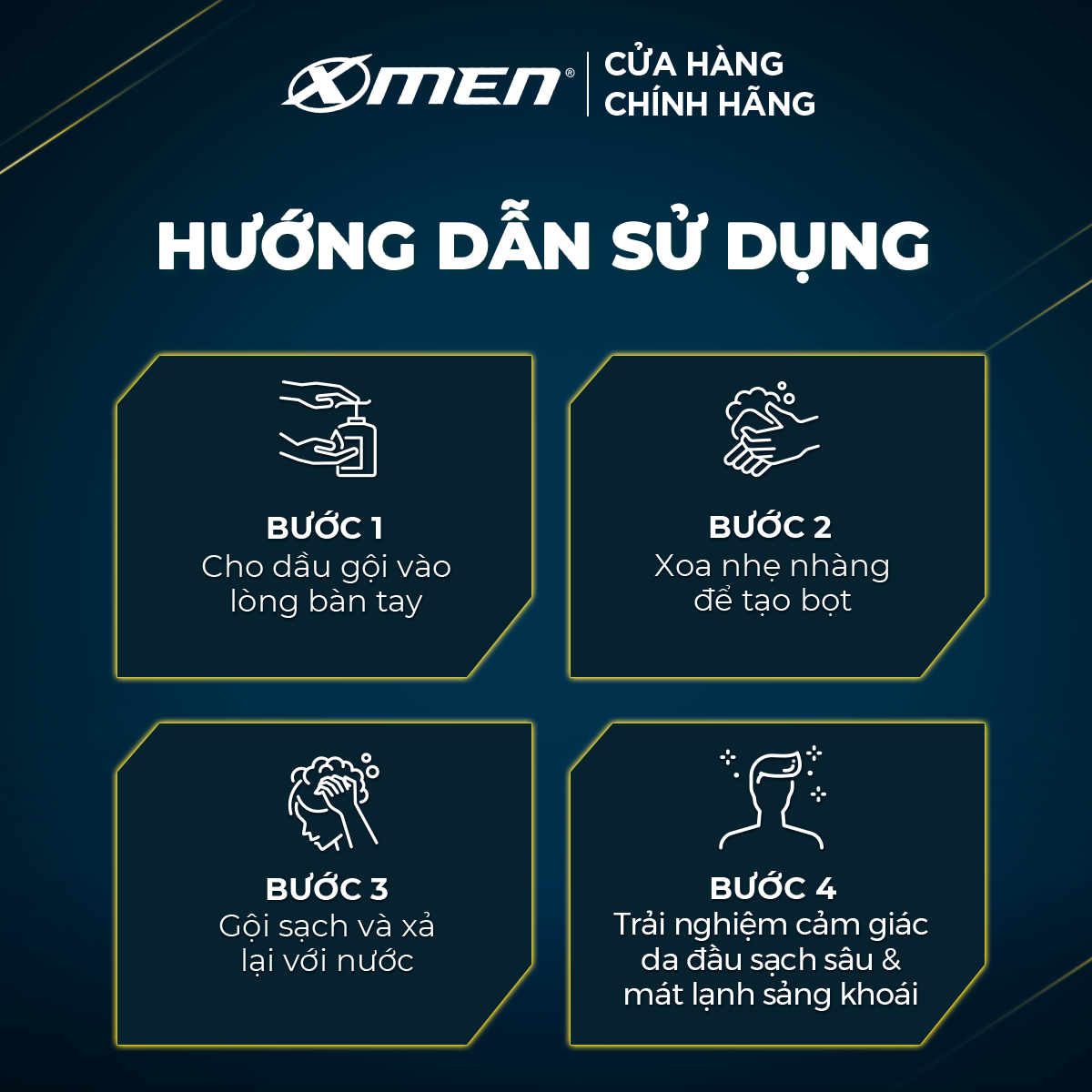 Dầu Gội Nước hoa X-Men Fire 380g