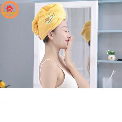 Khăn ủ tóc siêu khô, khăn quấn tóc thấm nước đa năng, khăn thấm tóc gội đầu